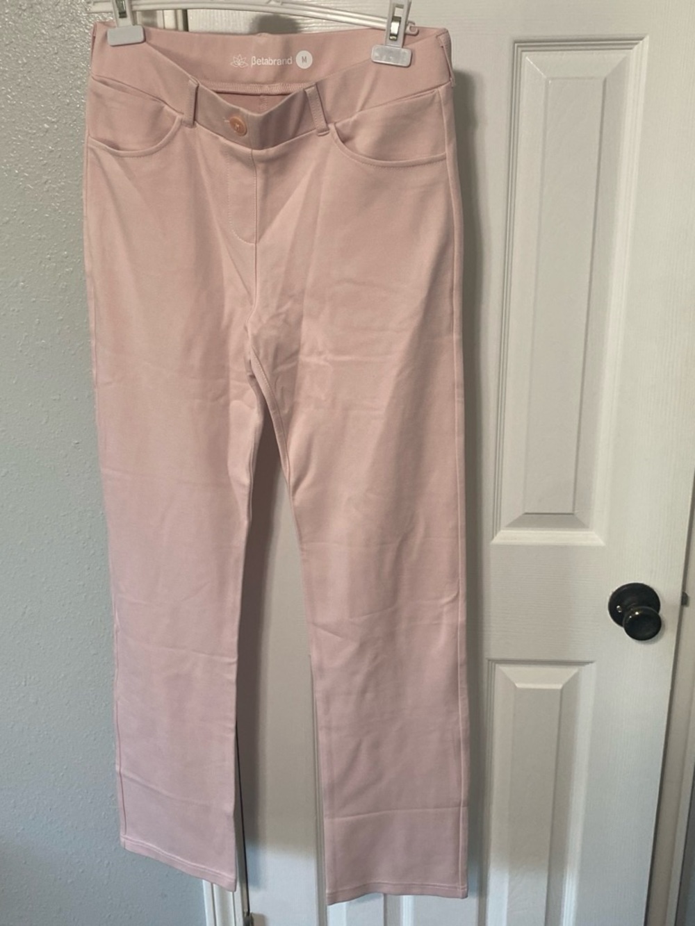 Betabrand dress pants cream color